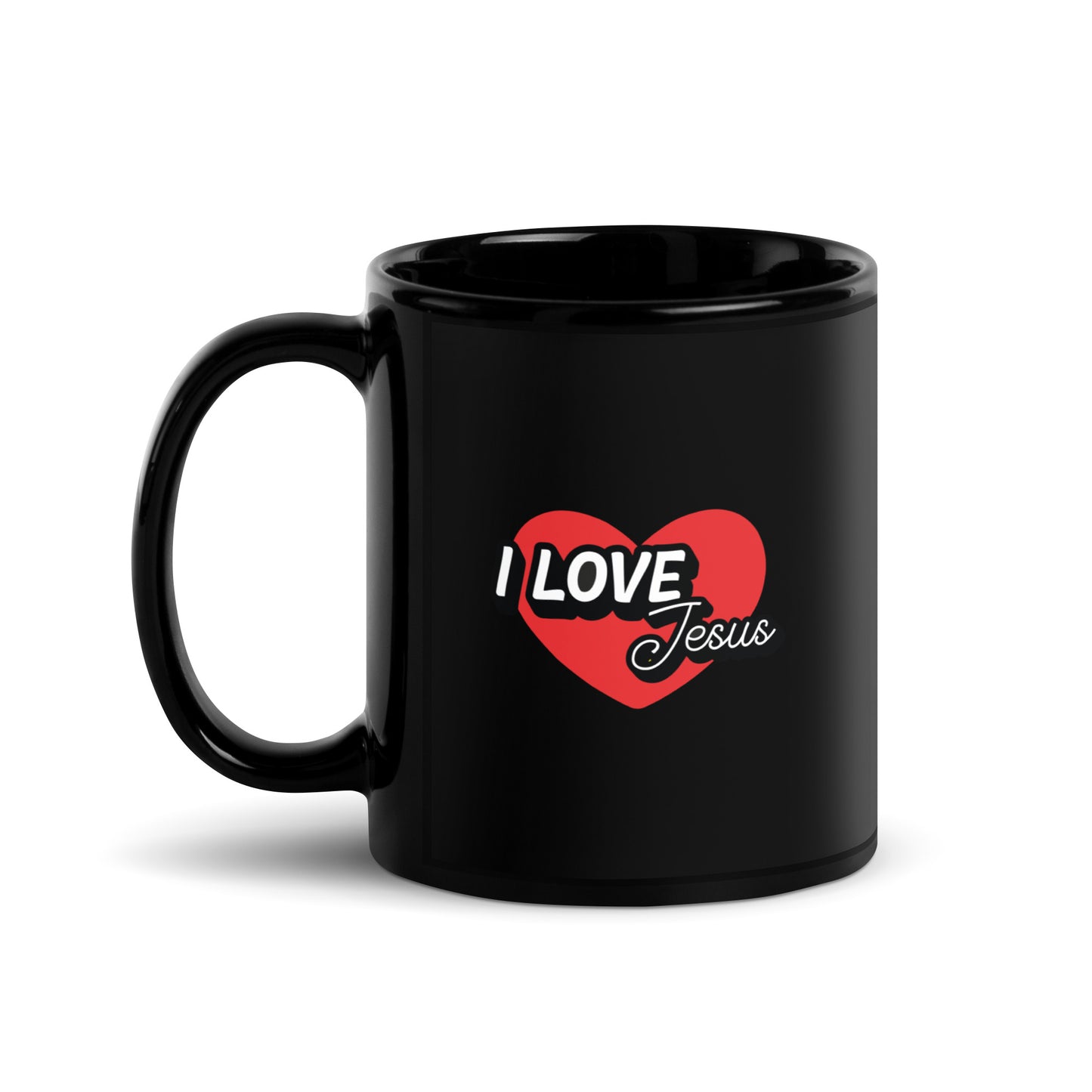 Rain Hope World | Mug Black | I Love Jesus