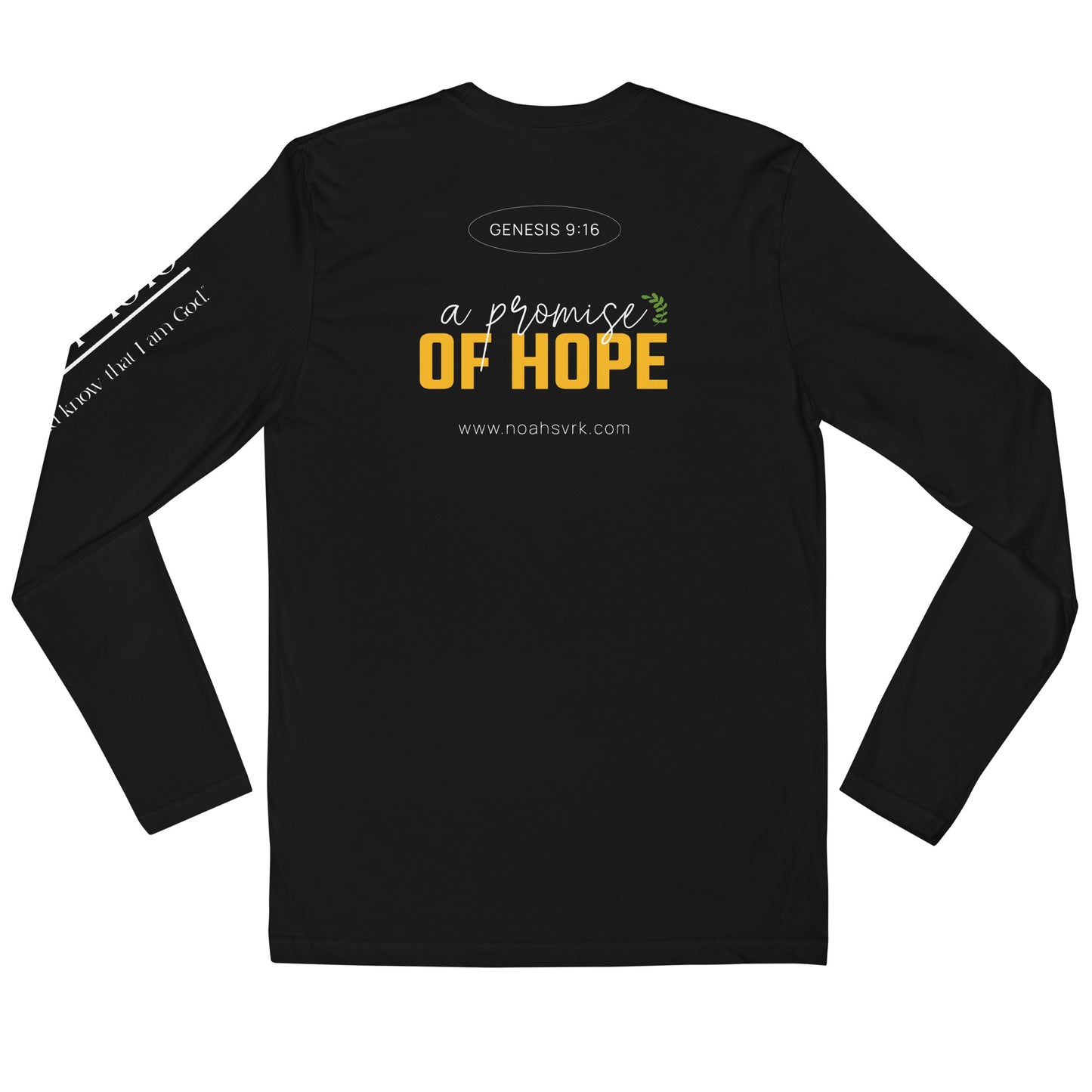 Adult Noah's VRK Promise Of Hope Long Sleeve Fitted Crew