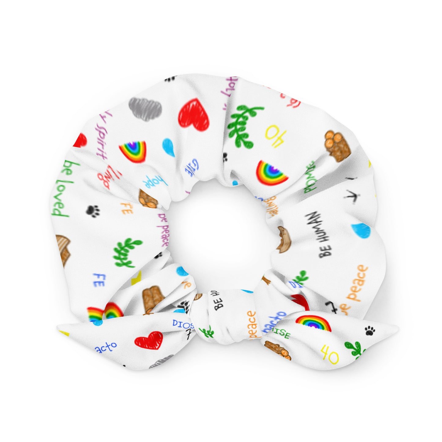 Rain Hope World Recycled Scrunchies