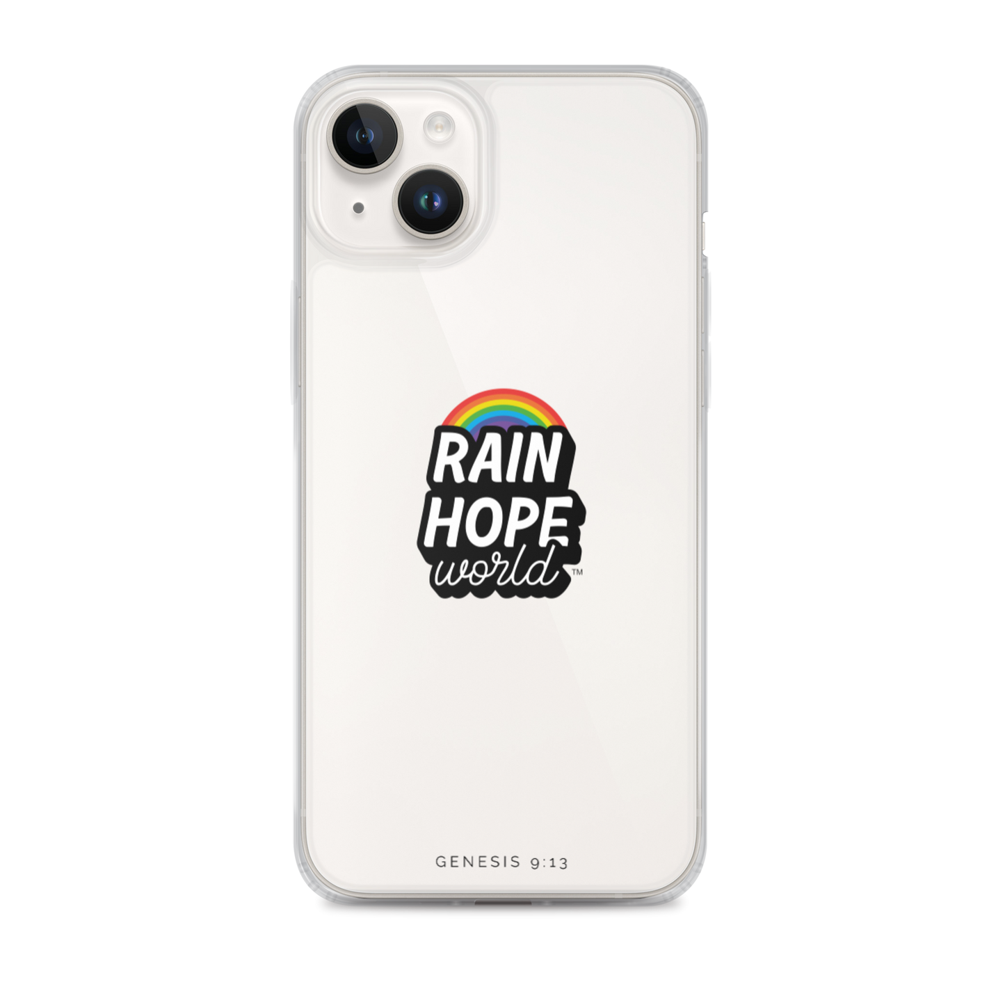 Rain Hope World iPhone Case
