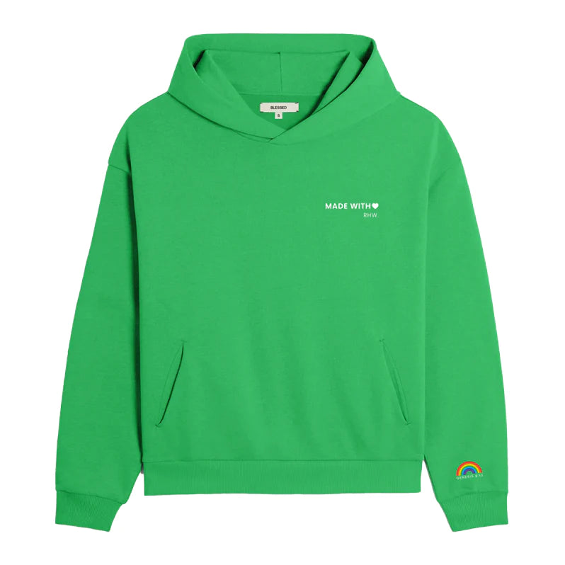 Rain Hope World | Hoodie Green | Made with love