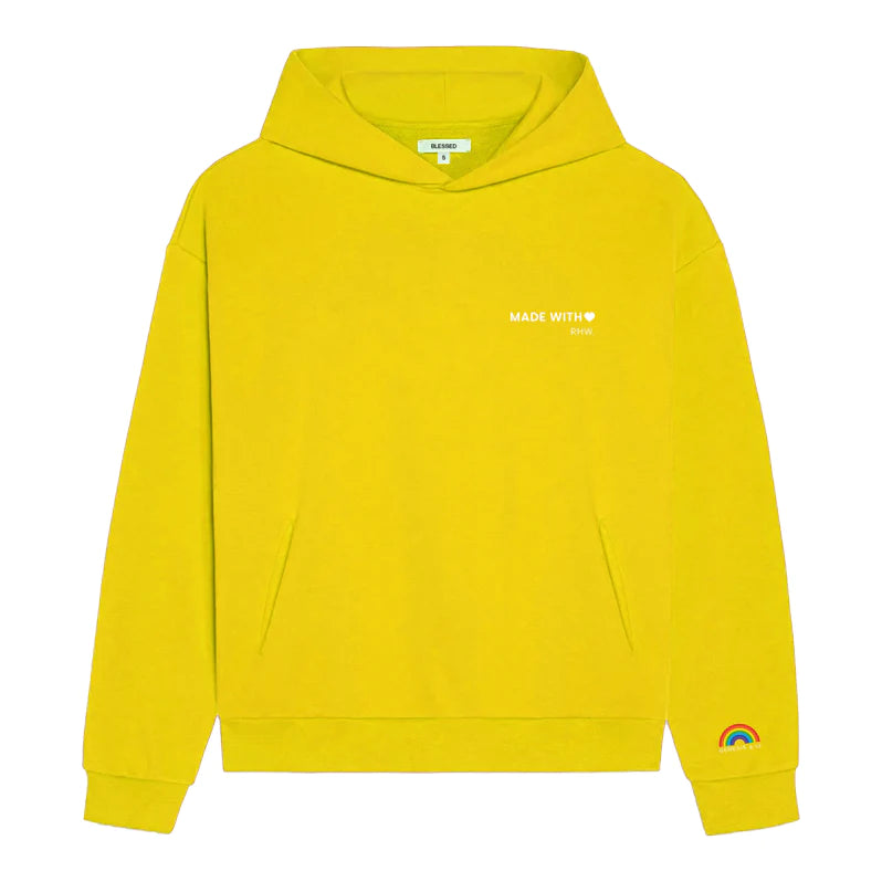 Rain Hope World | Hoodie Yellow | Made with love