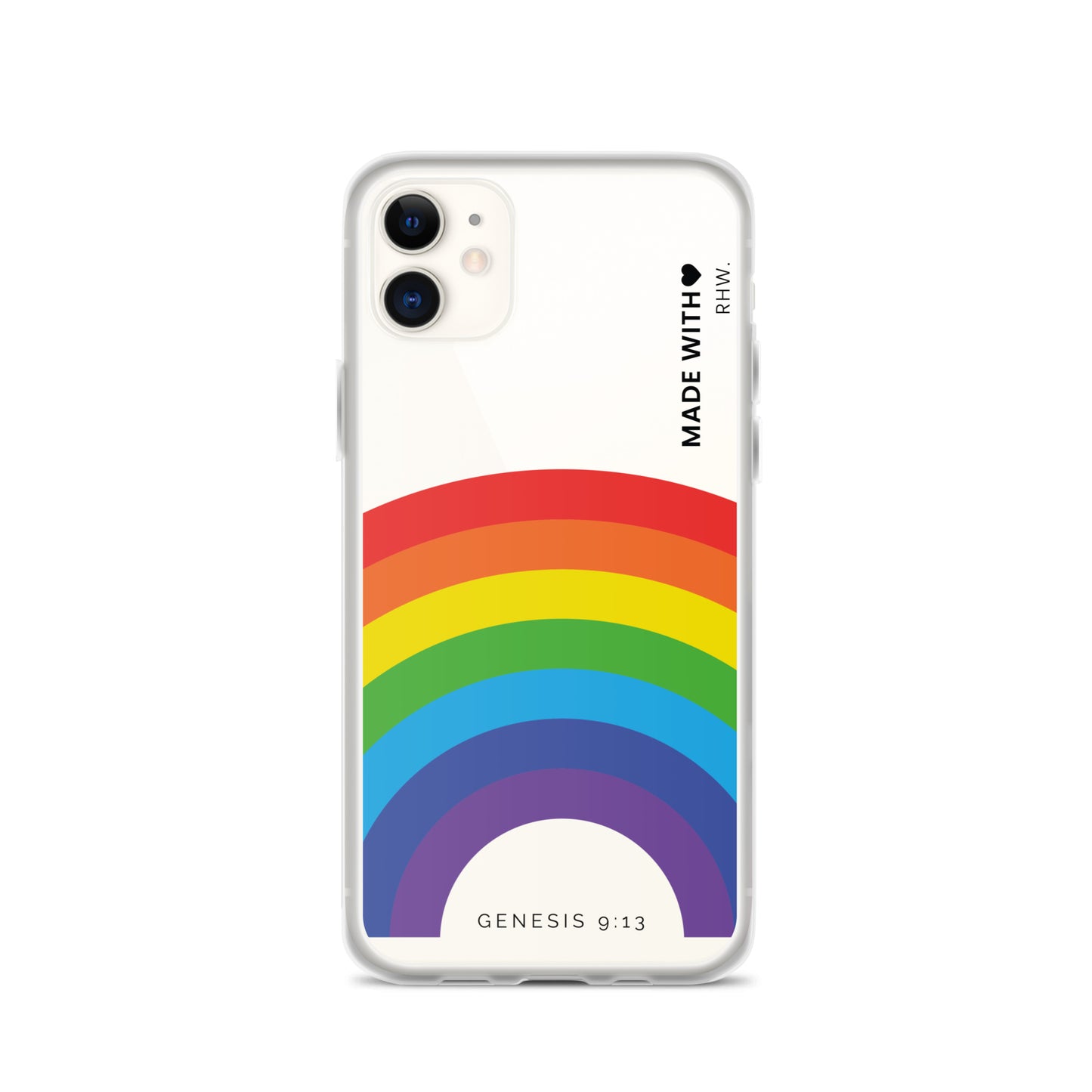 Genesis 9:13 Rainbow Clear Case for iPhone®