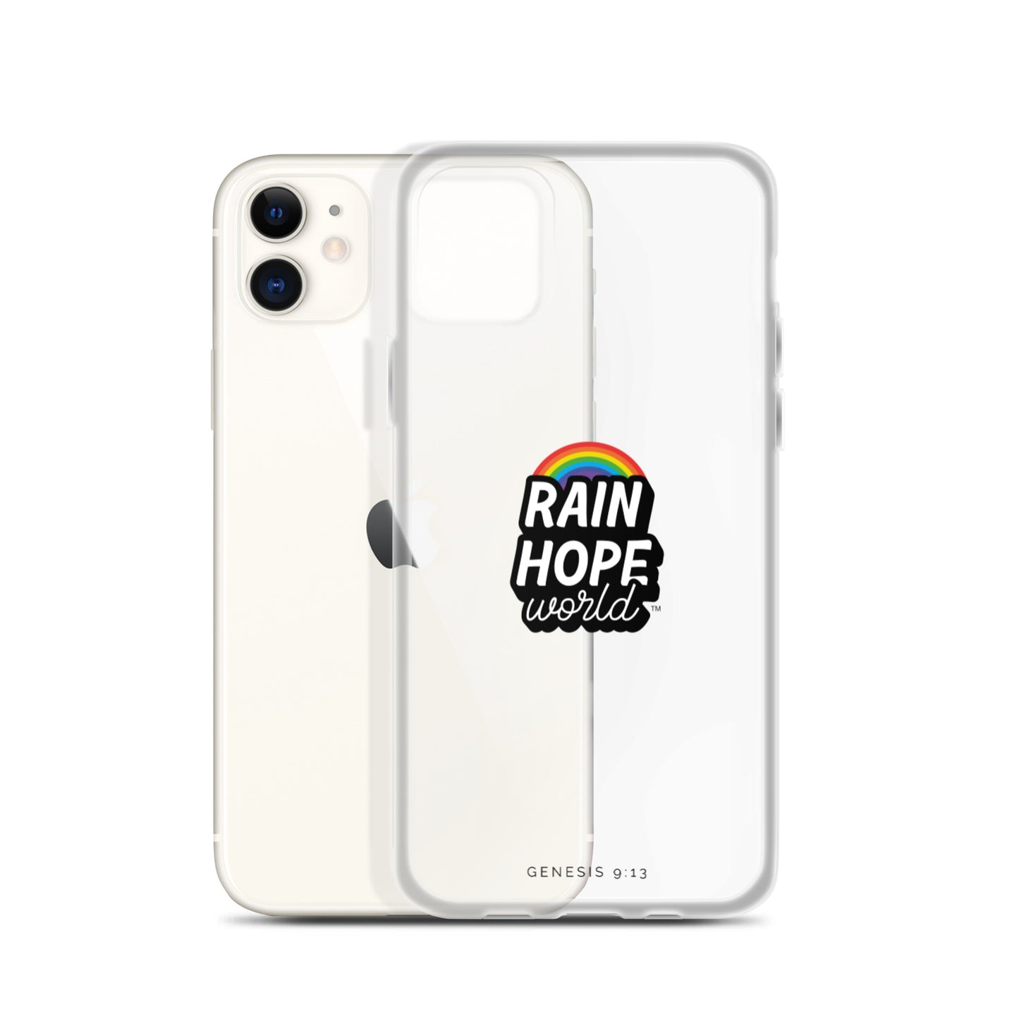 Rain Hope World iPhone Case