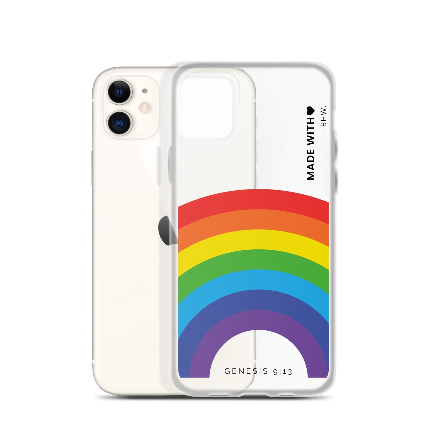 Genesis 9:13 Rainbow Clear Case for iPhone®