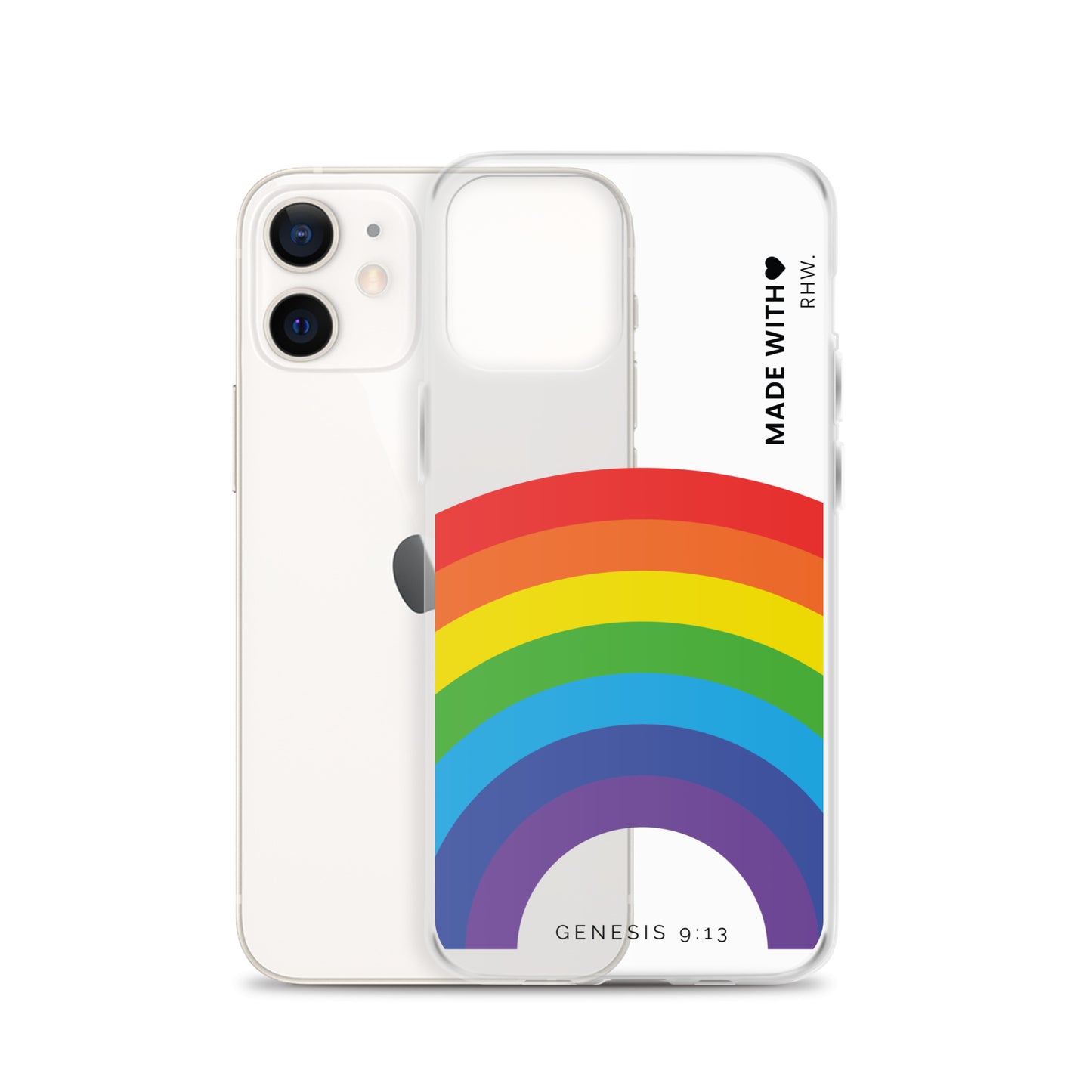 Genesis 9:13 Rainbow Clear Case for iPhone®