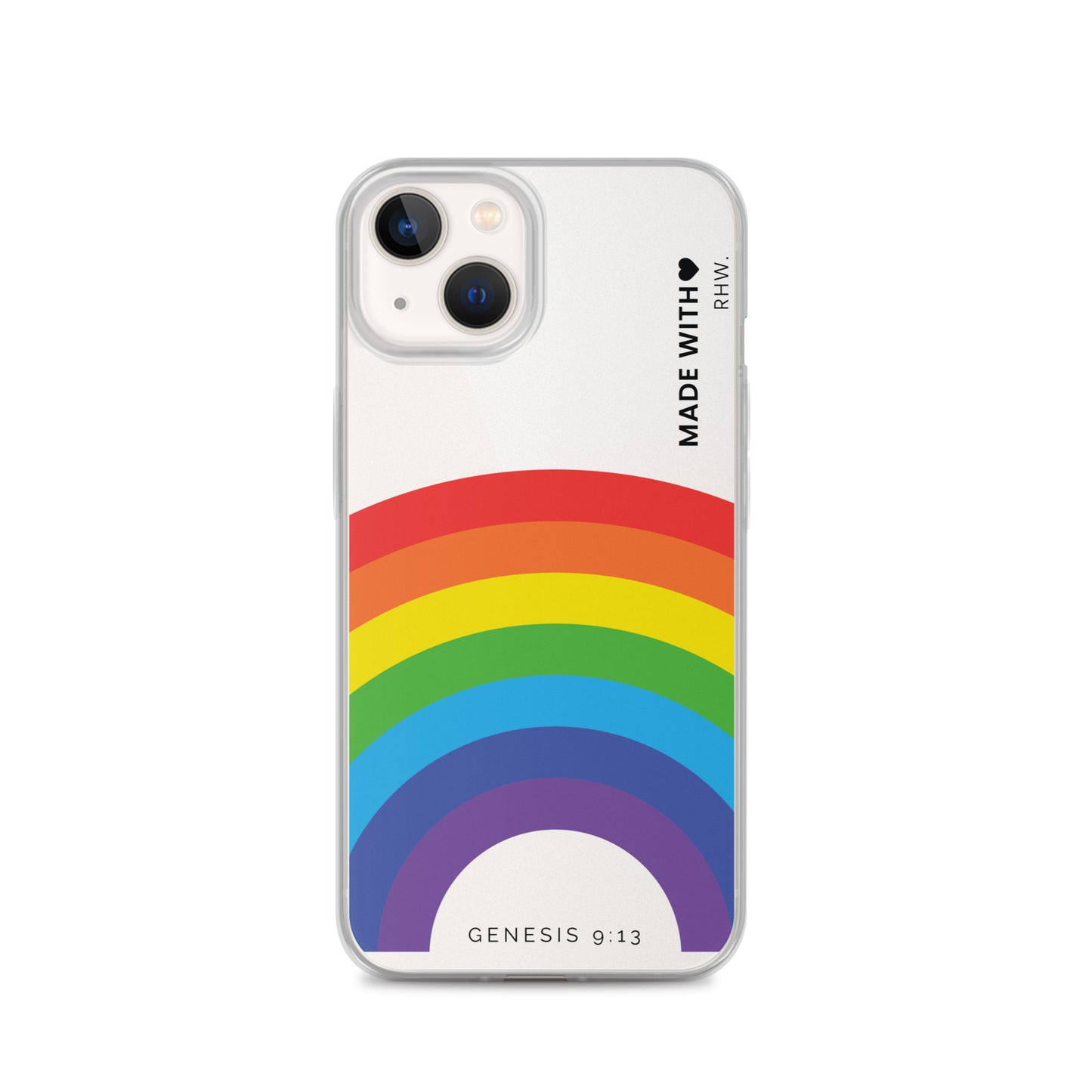 Genesis 9:13 Rainbow Clear Case for iPhone®