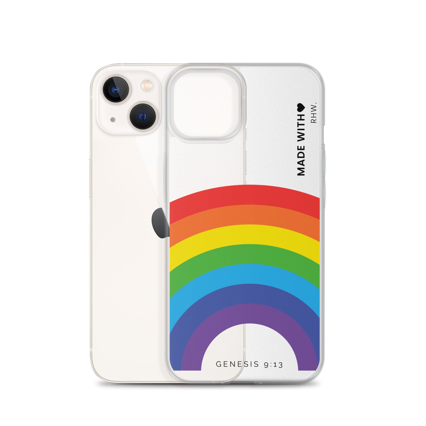 Genesis 9:13 Rainbow Clear Case for iPhone®