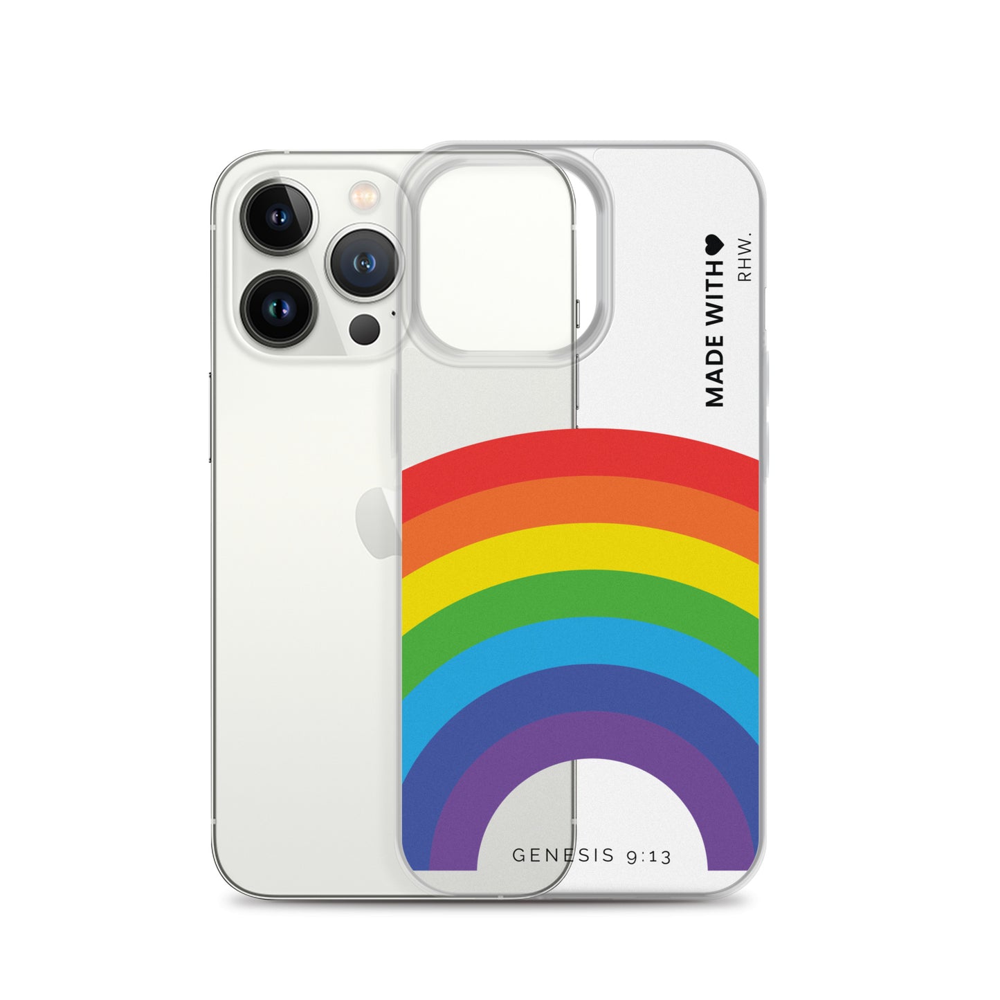 Genesis 9:13 Rainbow Clear Case for iPhone®