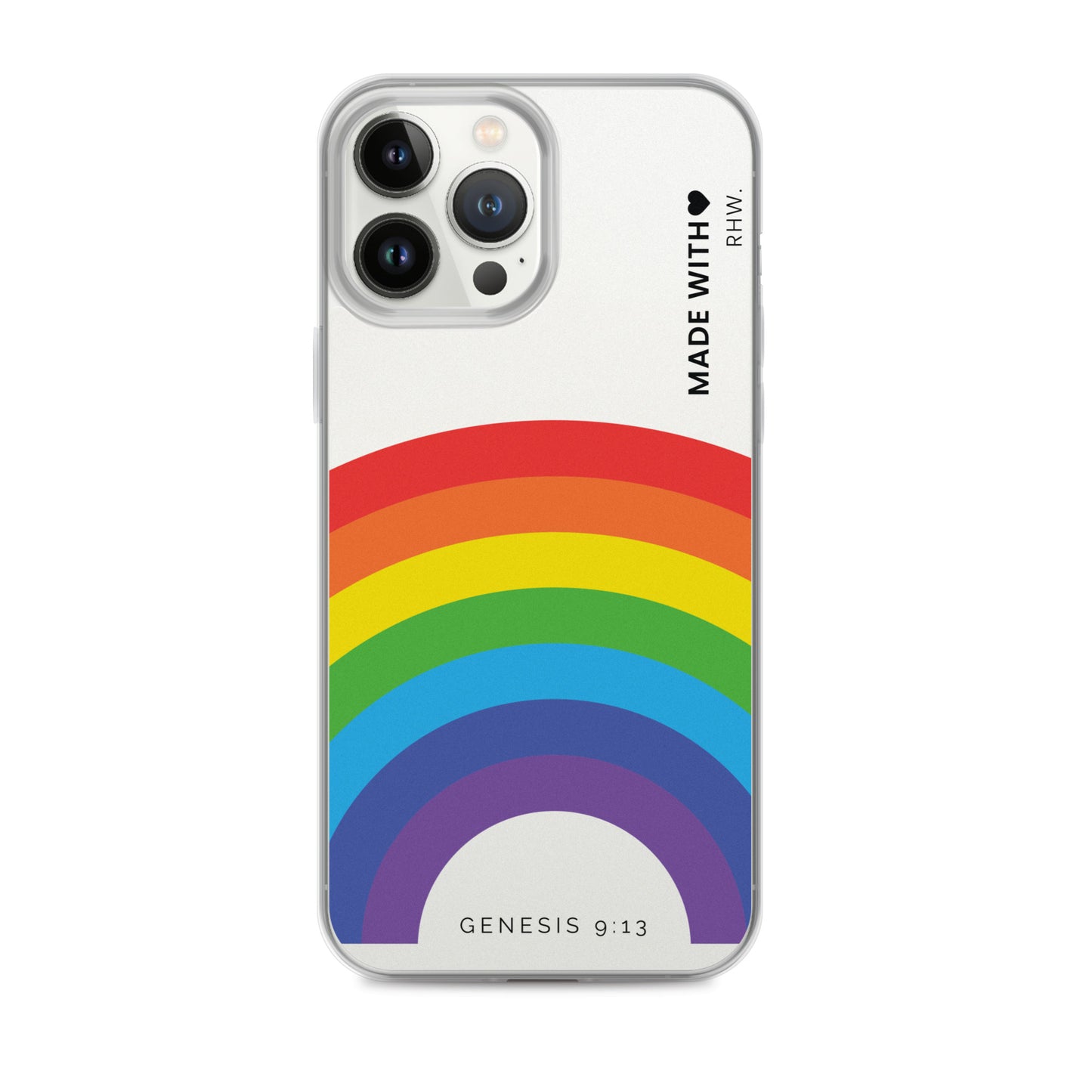 Genesis 9:13 Rainbow Clear Case for iPhone®