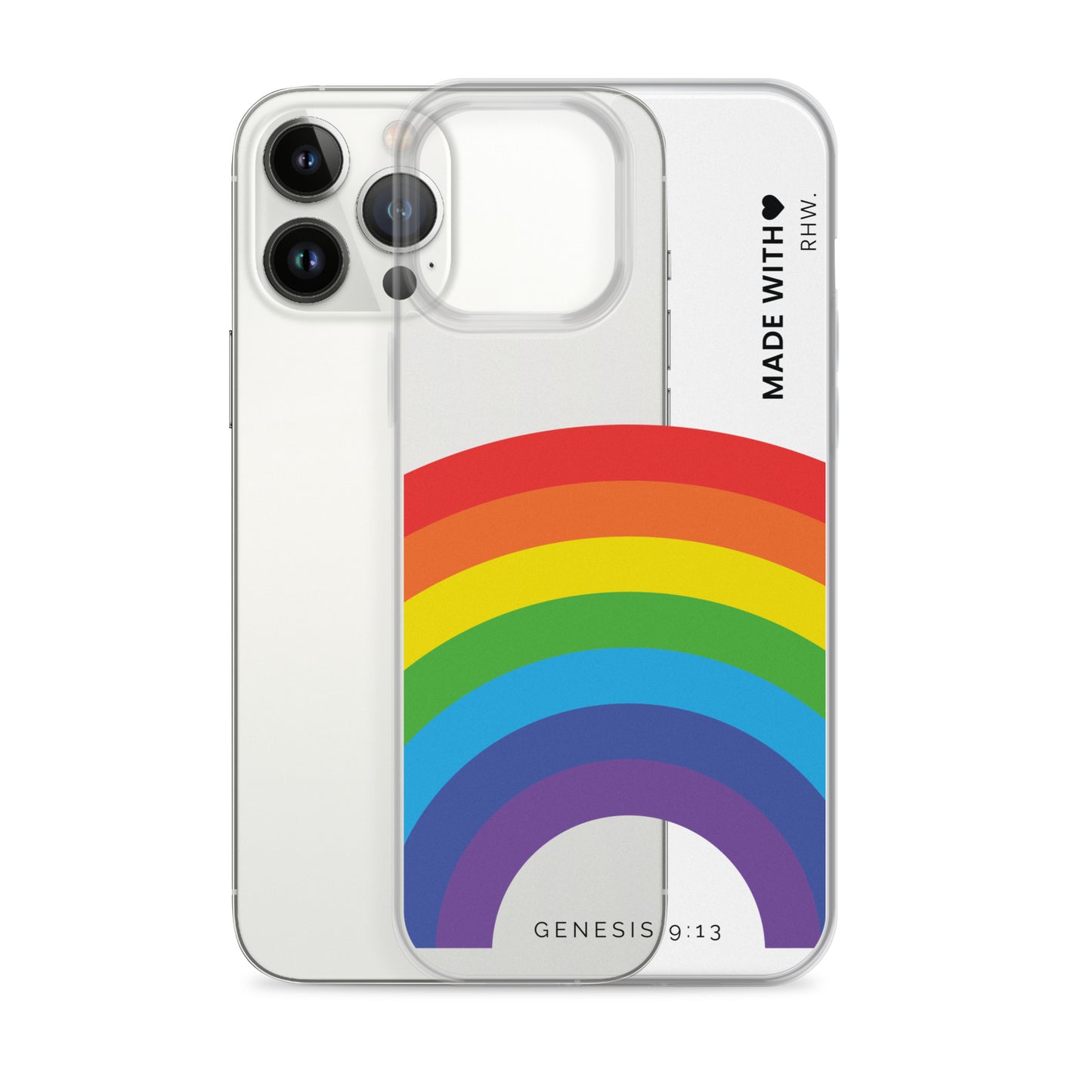 Genesis 9:13 Rainbow Clear Case for iPhone®