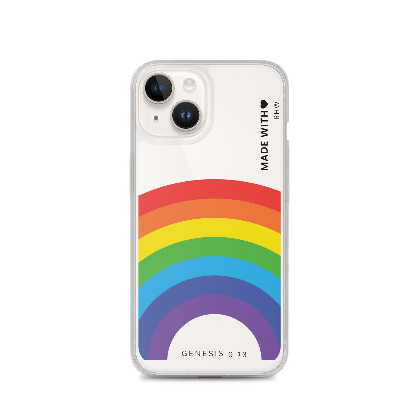 Genesis 9:13 Rainbow Clear Case for iPhone®