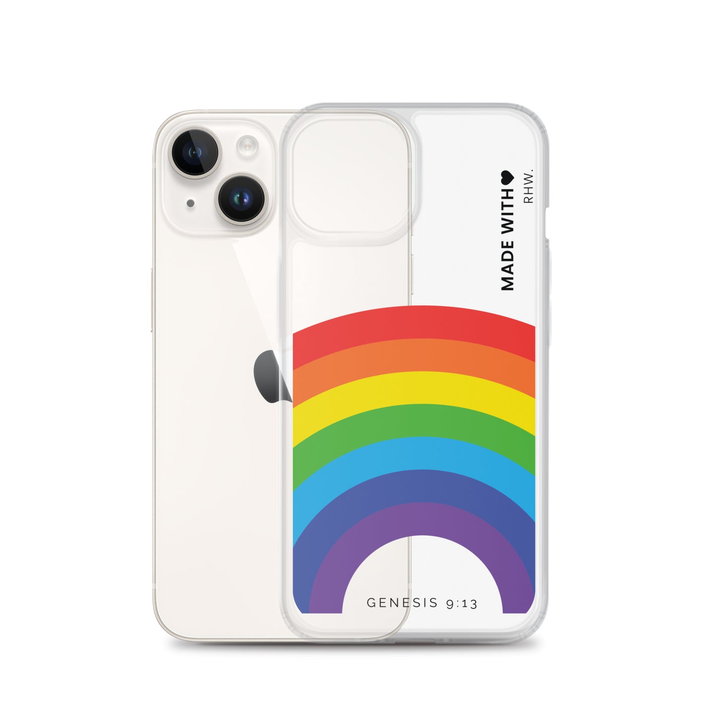 Genesis 9:13 Rainbow Clear Case for iPhone®