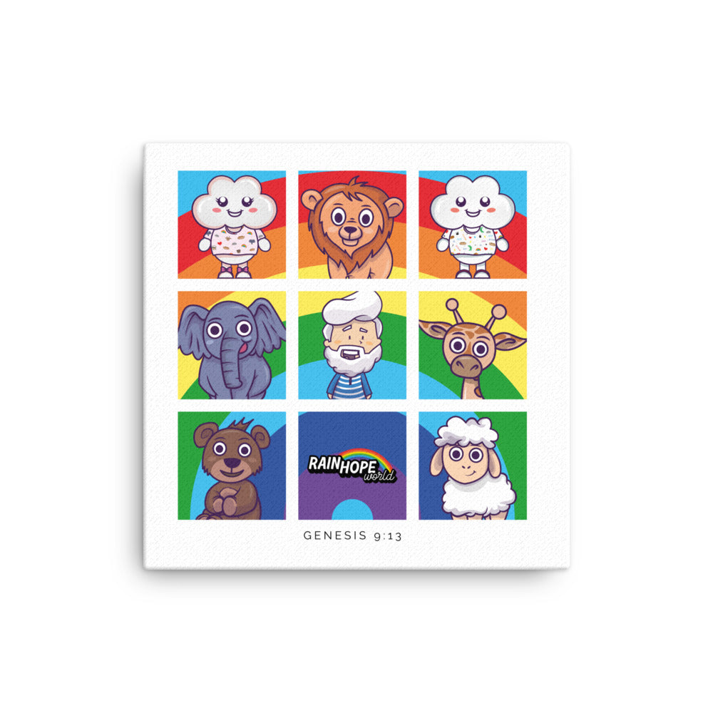 Kids Rain Hope Thin canvas