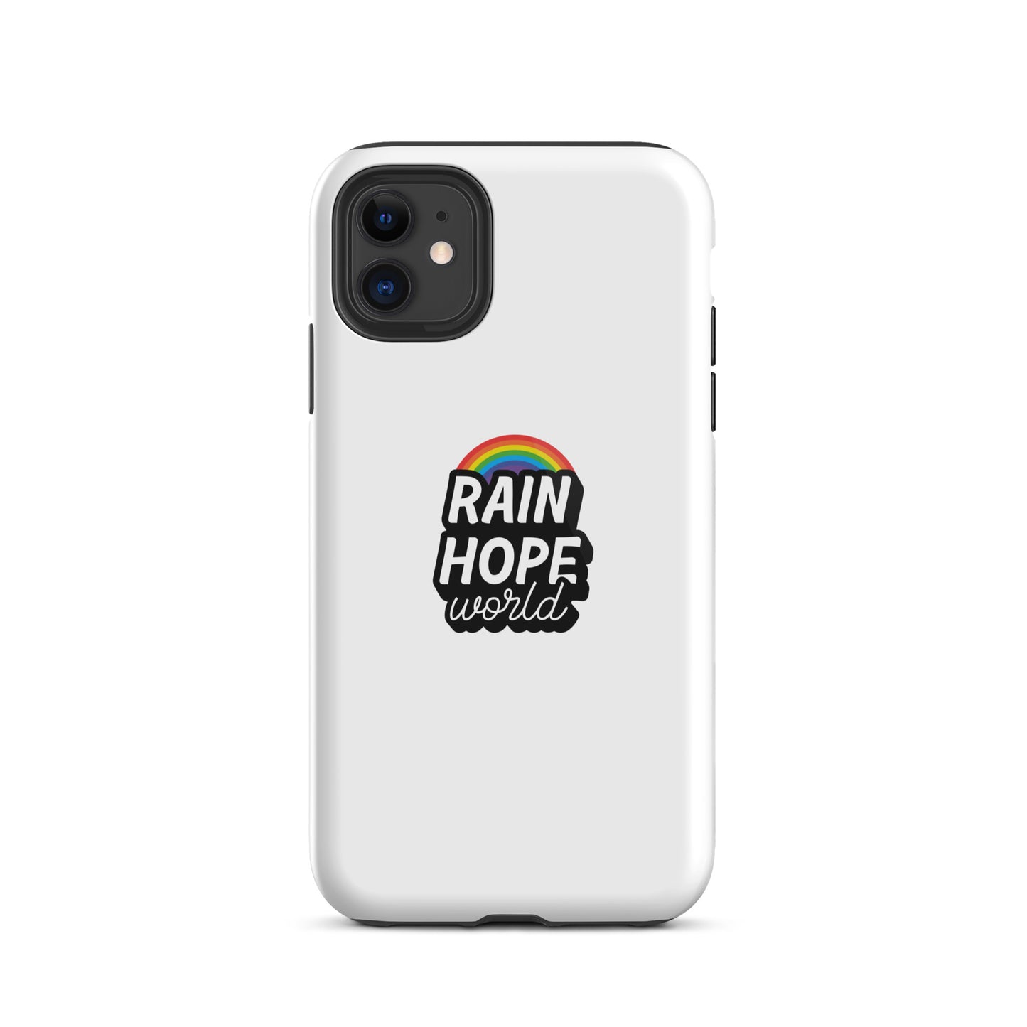 Rain Hope World Tough iPhone case