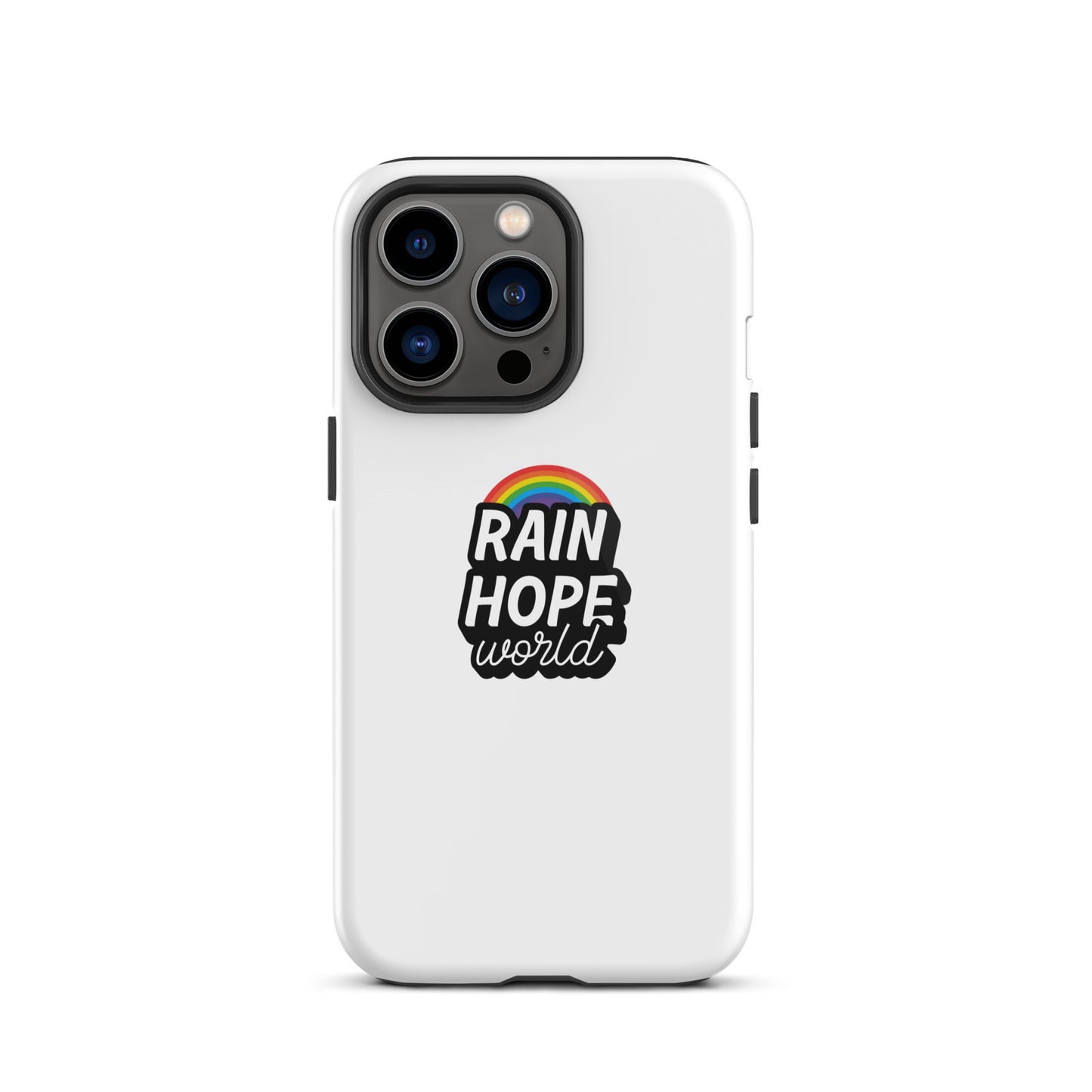 Rain Hope World Tough iPhone case