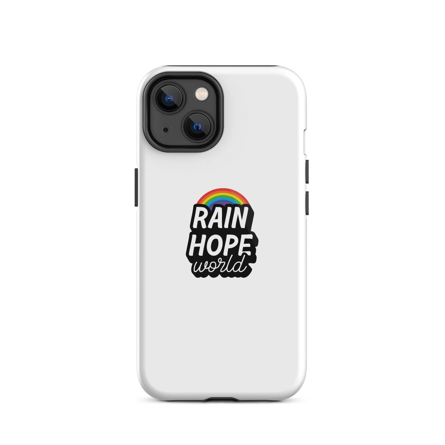 Rain Hope World Tough iPhone case