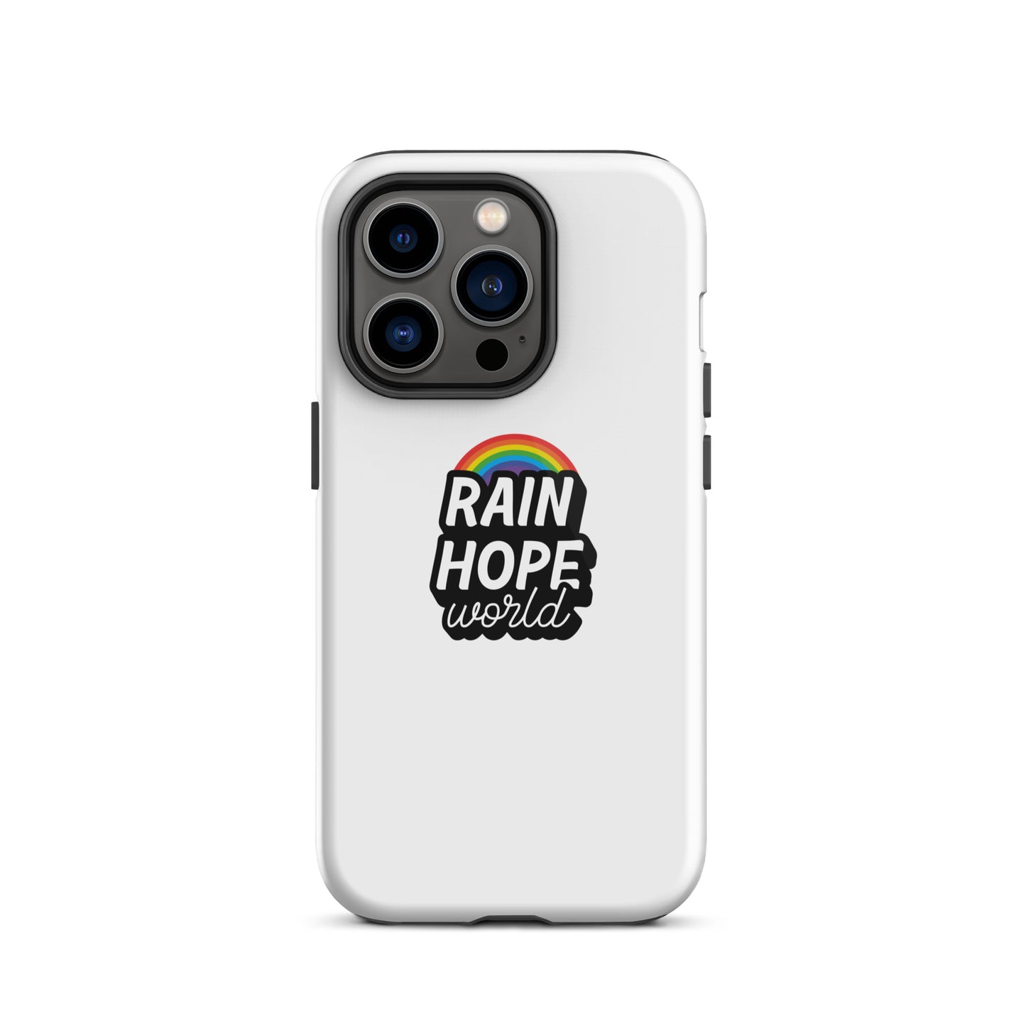 Rain Hope World Tough iPhone case