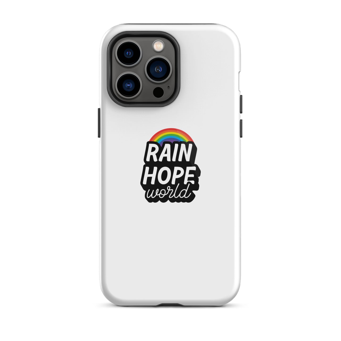 Rain Hope World Tough iPhone case
