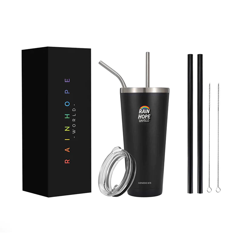 Rain Hope World | Tumbler Black | RHW
