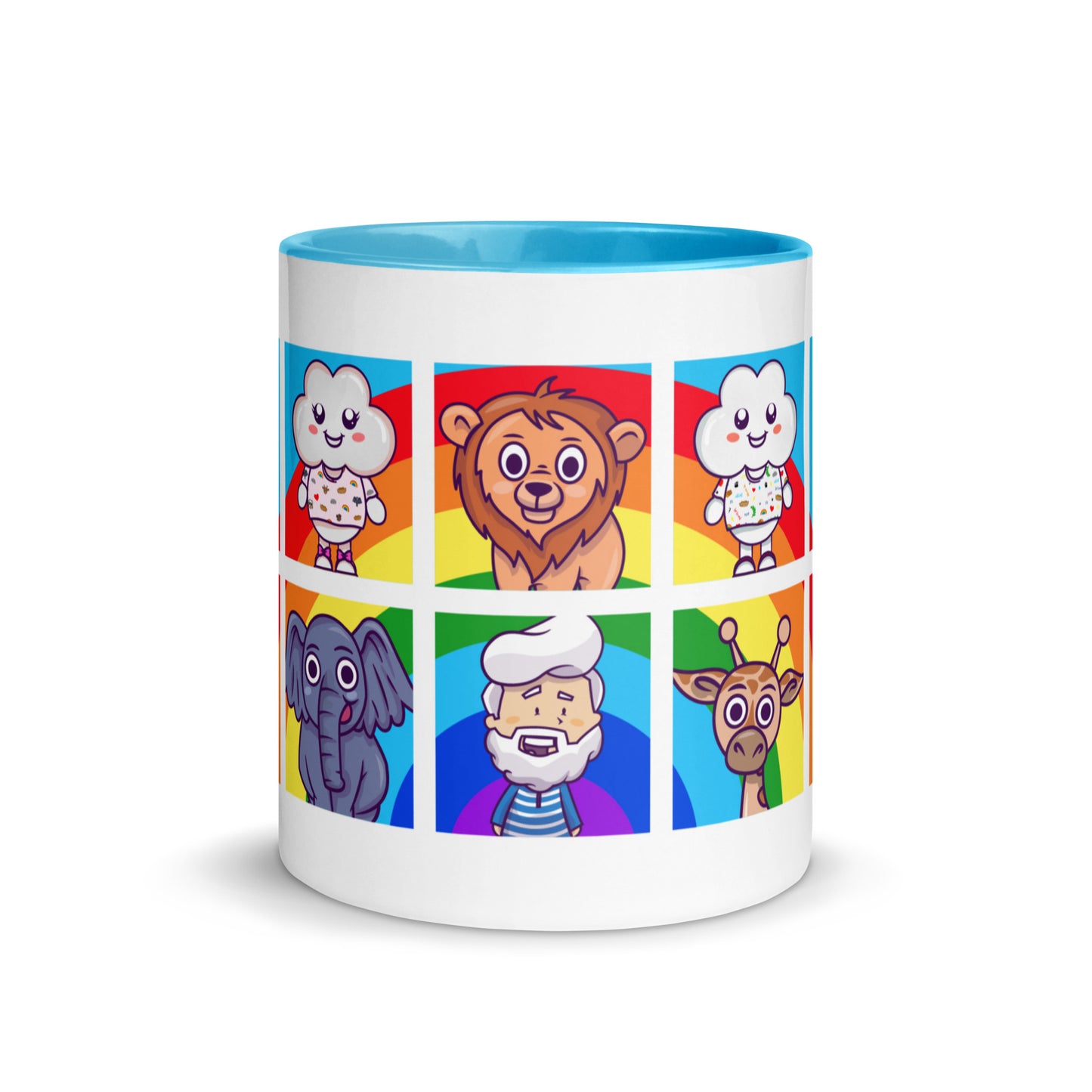Noah and Friends Mug with Color Inside