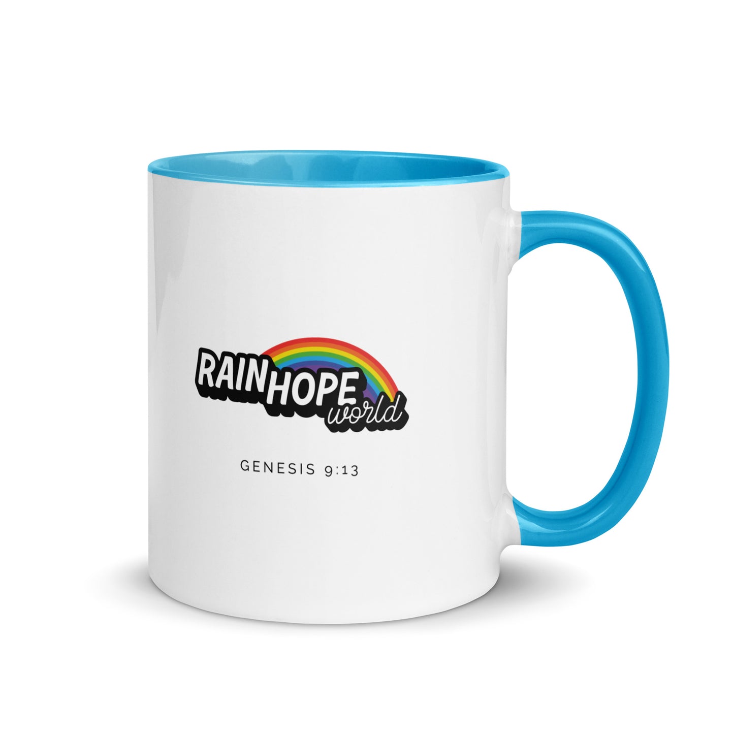 Rain Hope Mug with Color Inside