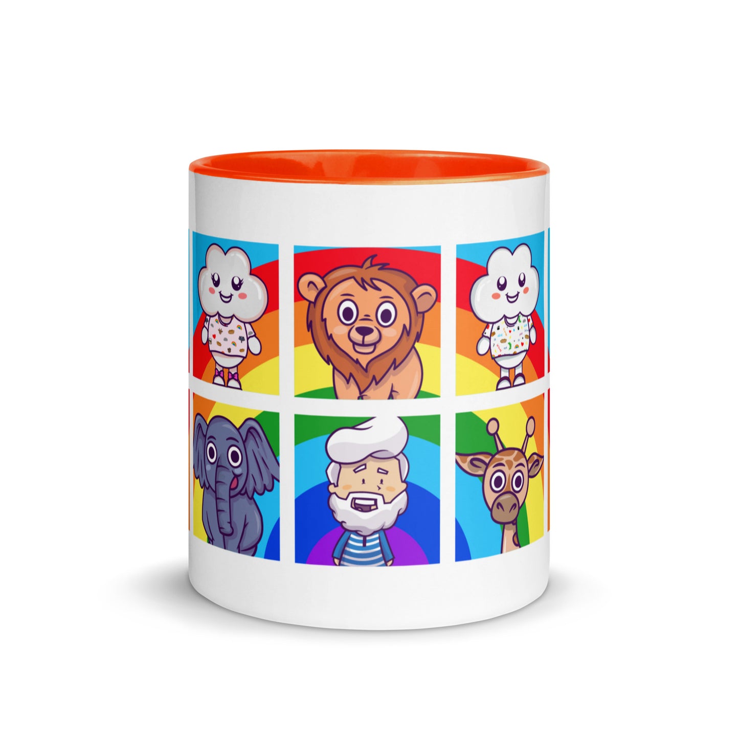 Noah and Friends Mug with Color Inside