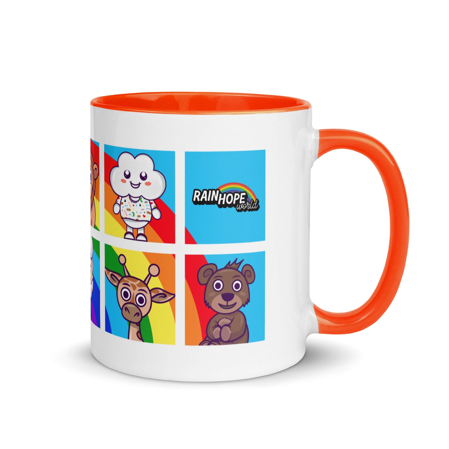 Noah and Friends Mug with Color Inside
