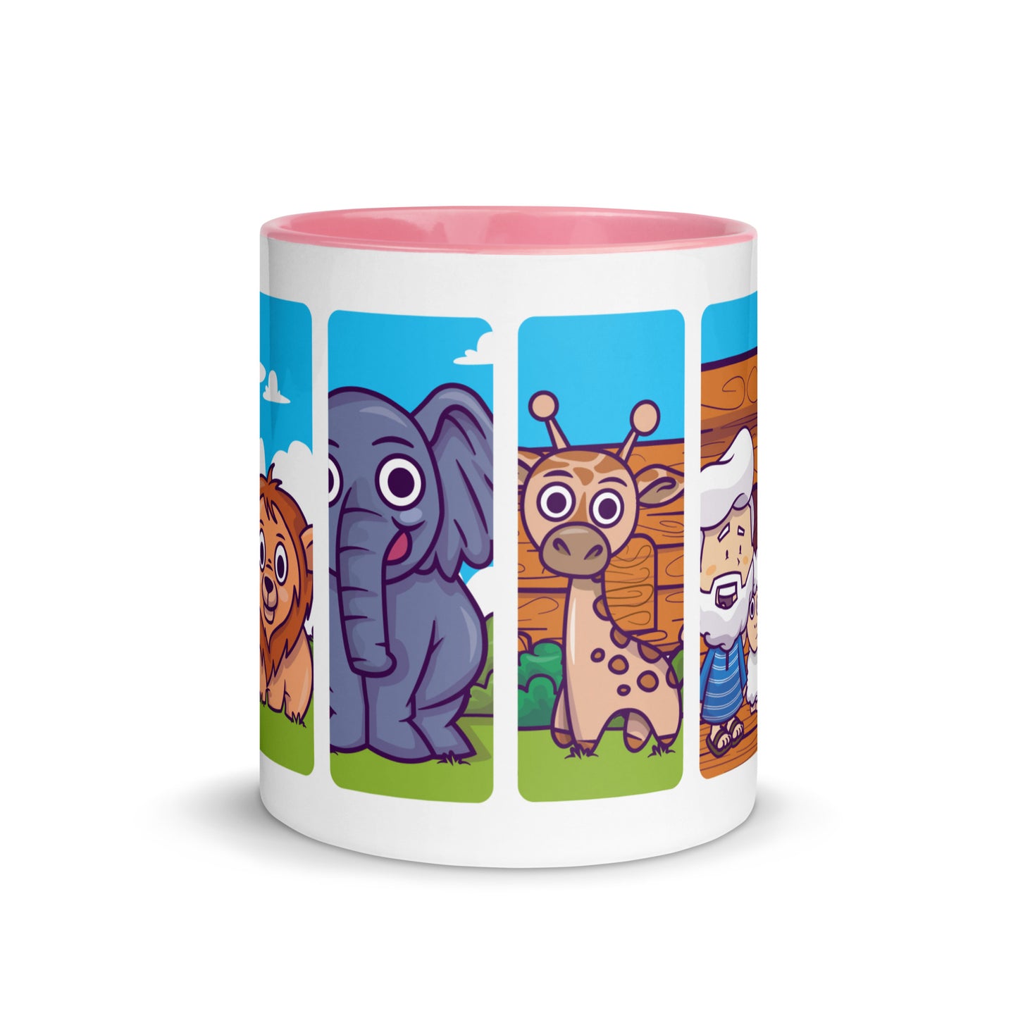 Noah's Ark Mug with Color Inside