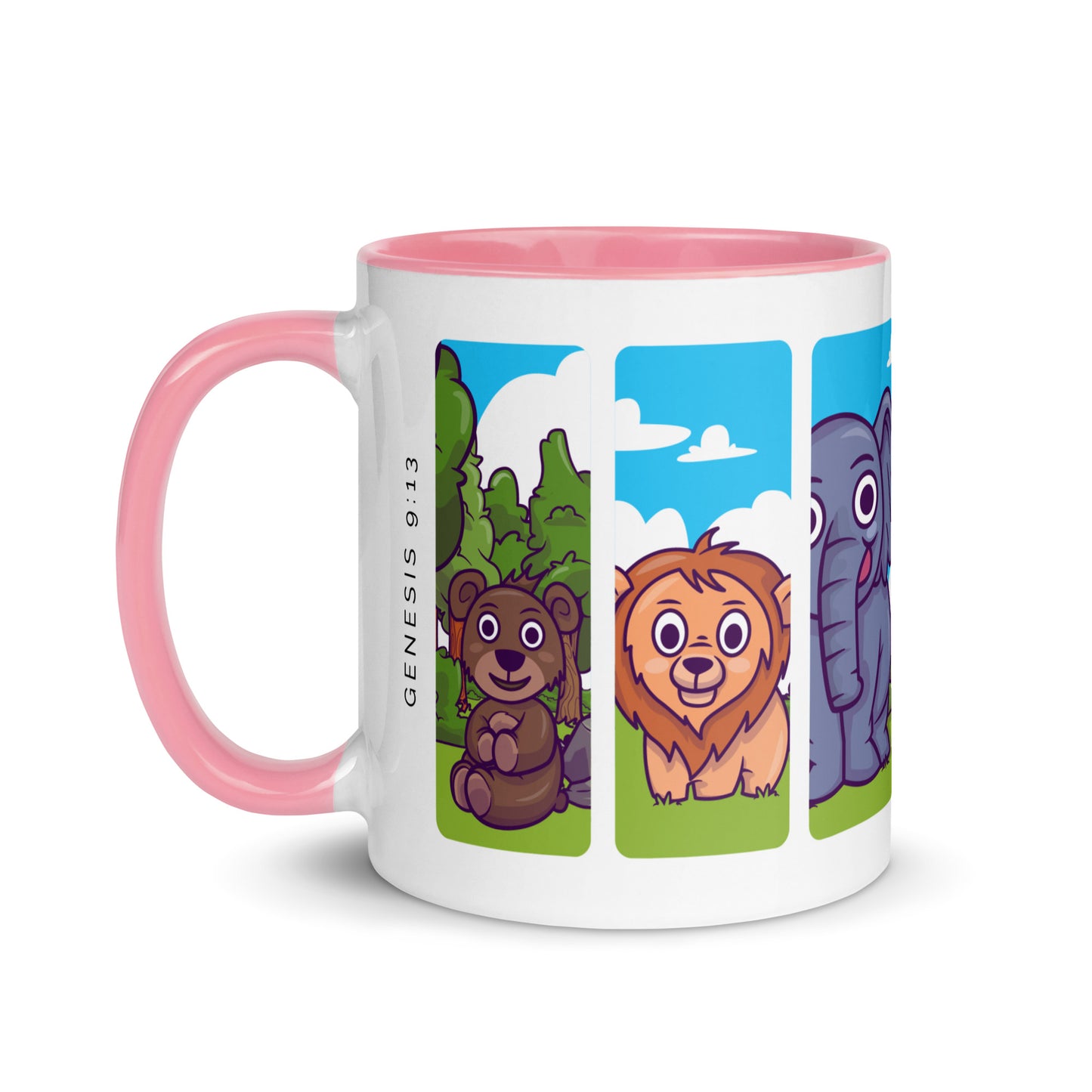 Noah's Ark Mug with Color Inside