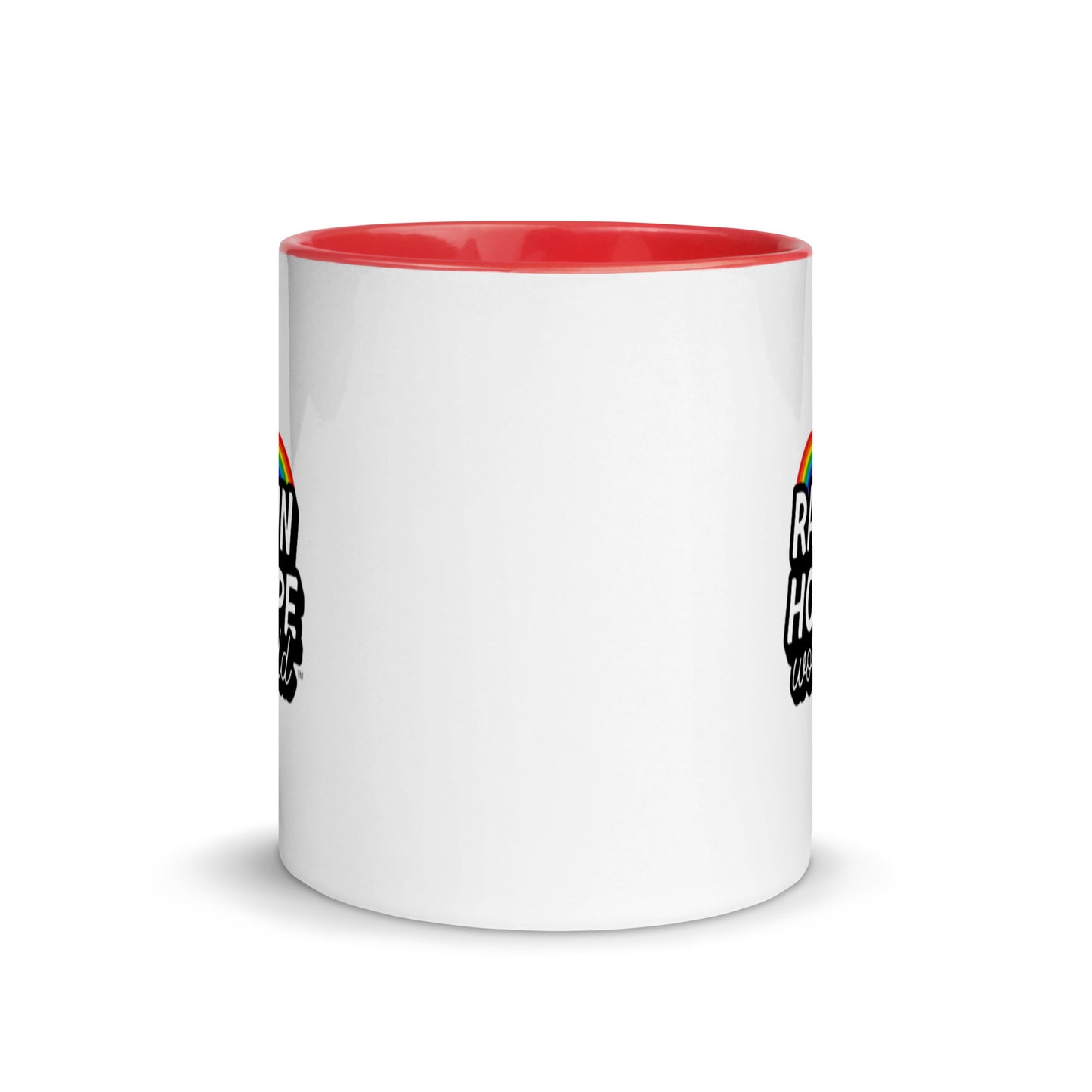 Rain Hope World Mug with Color Inside