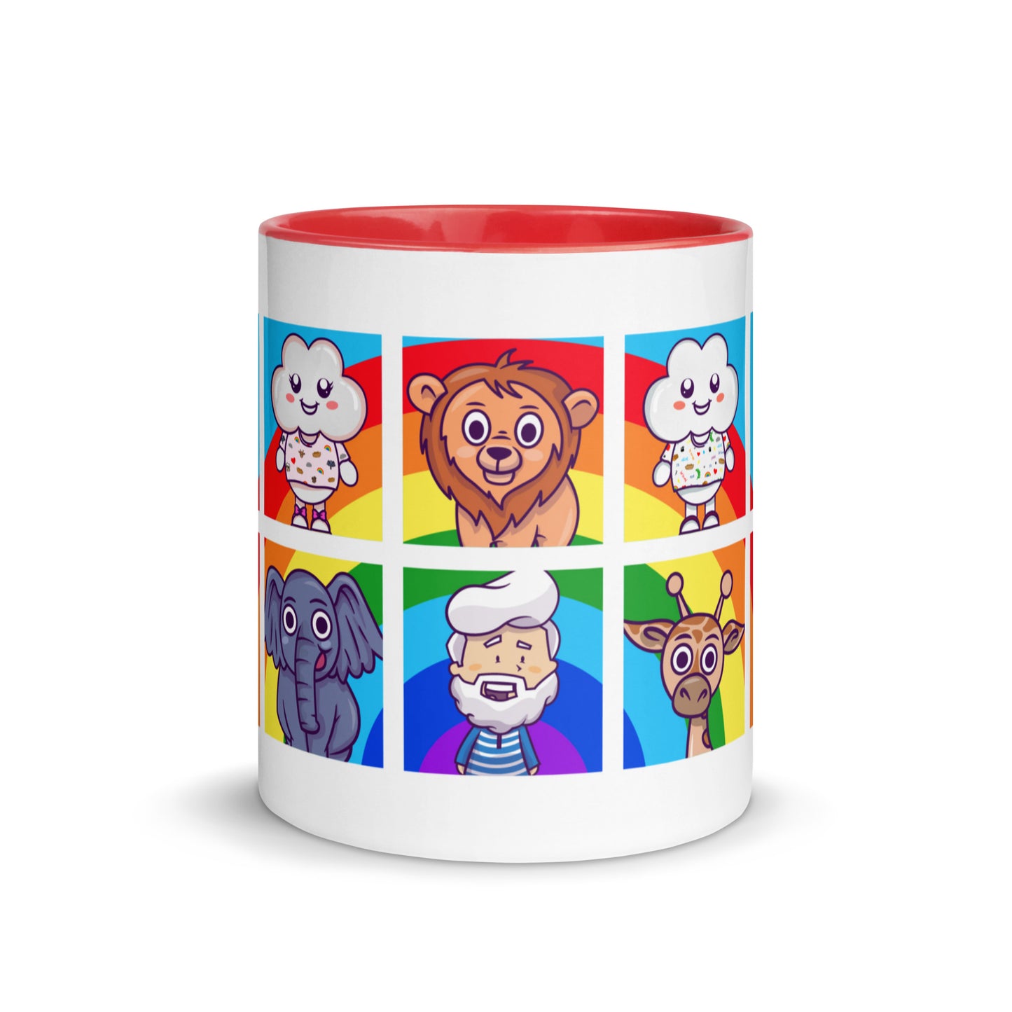 Noah and Friends Mug with Color Inside