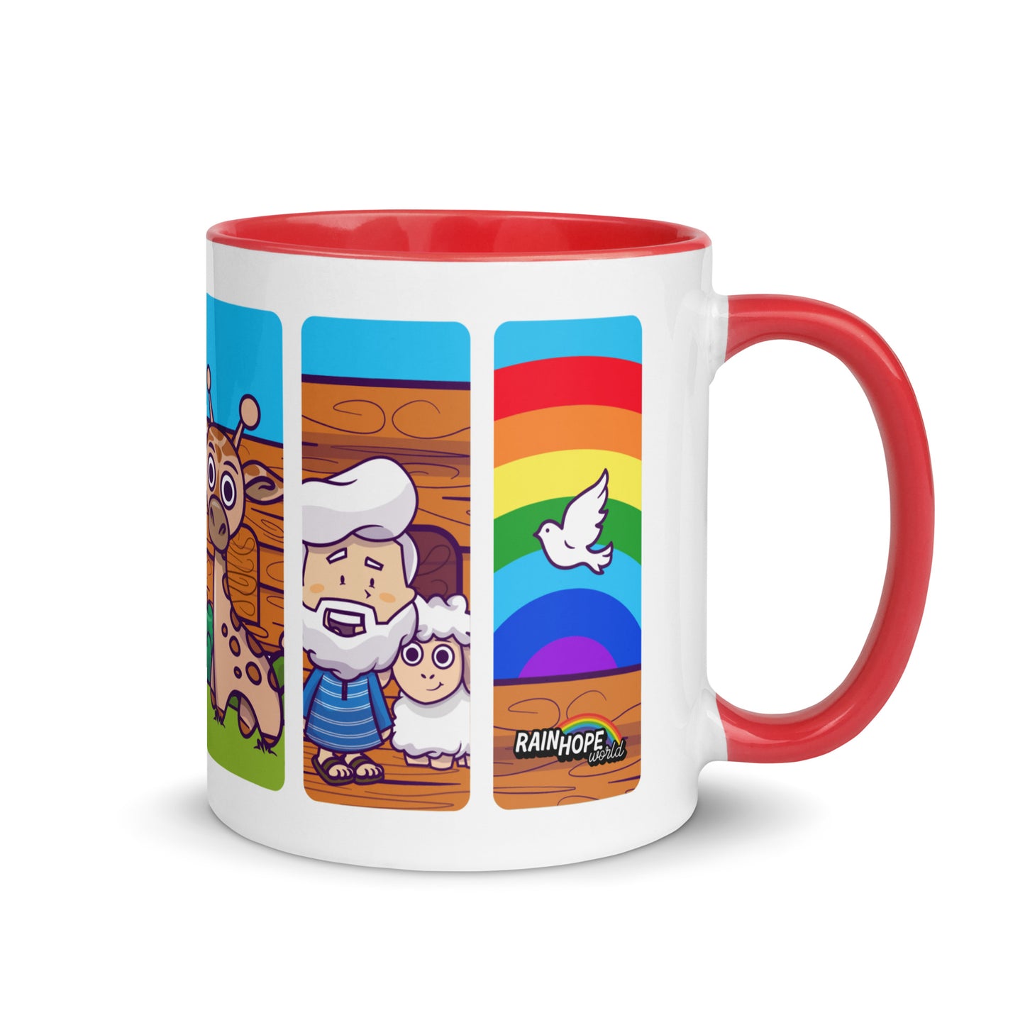 Noah's Ark Mug with Color Inside