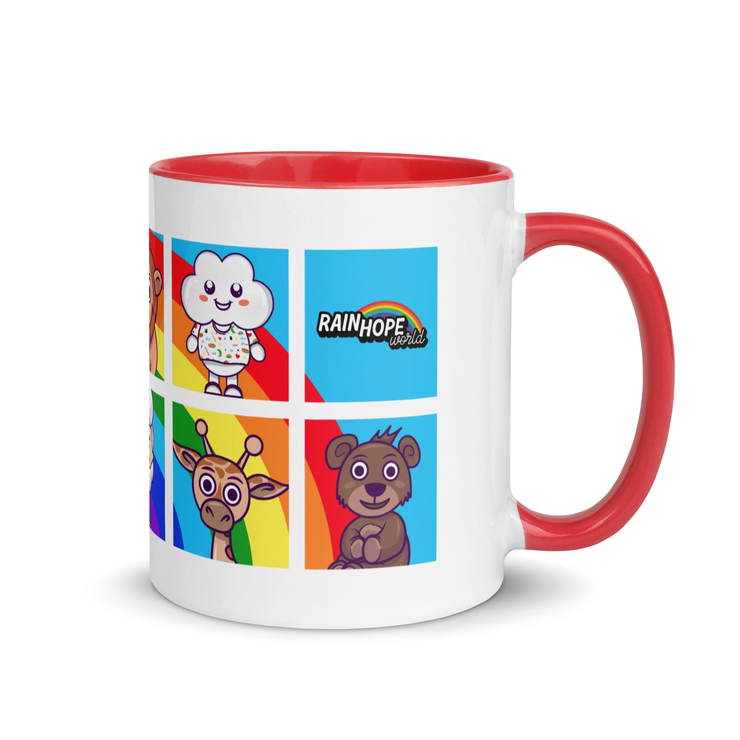 Noah and Friends Mug with Color Inside