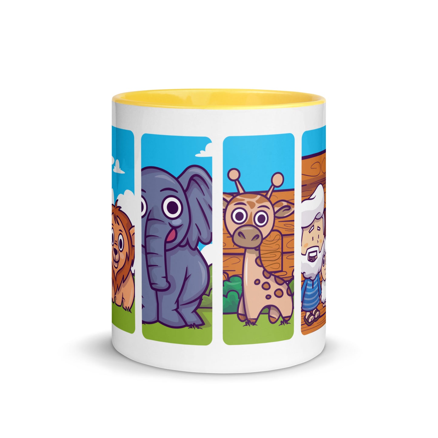 Noah's Ark Mug with Color Inside