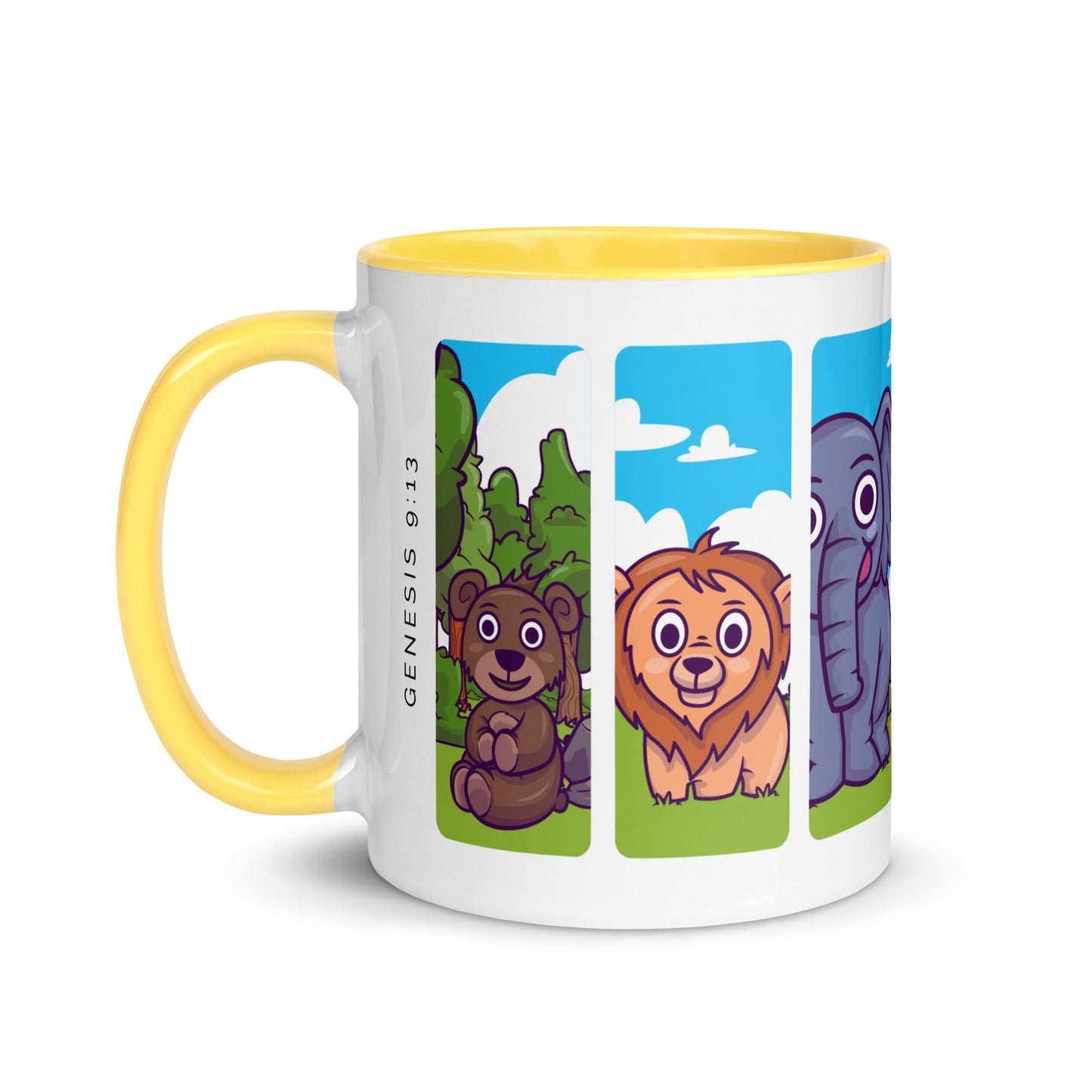 Noah's Ark Mug with Color Inside