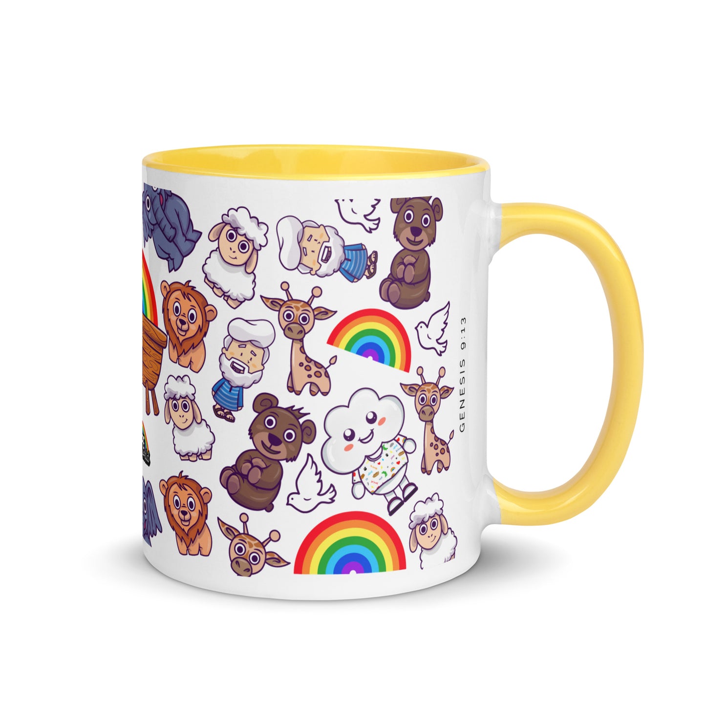 Noahs Ark Mug with Color Inside
