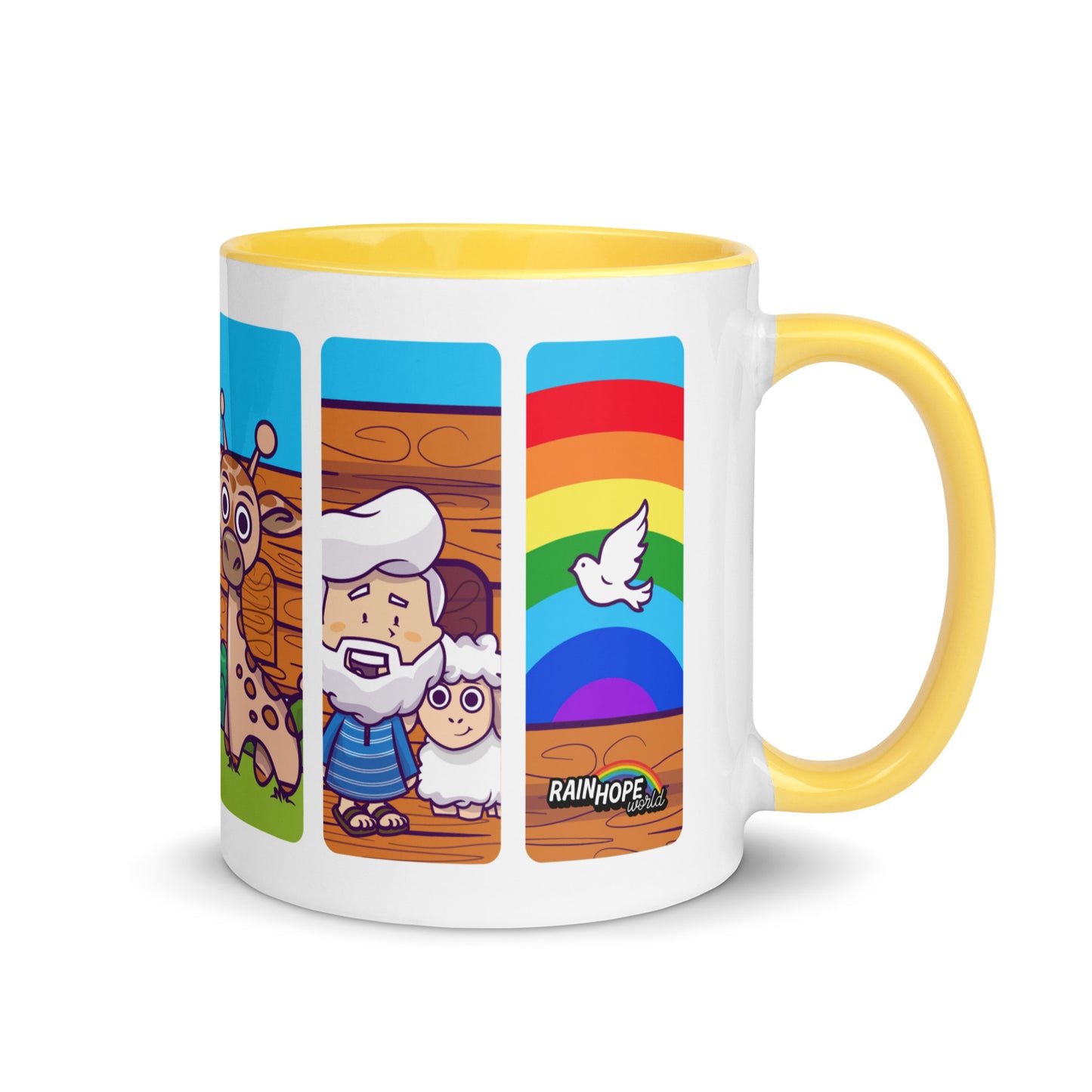 Noah's Ark Mug with Color Inside