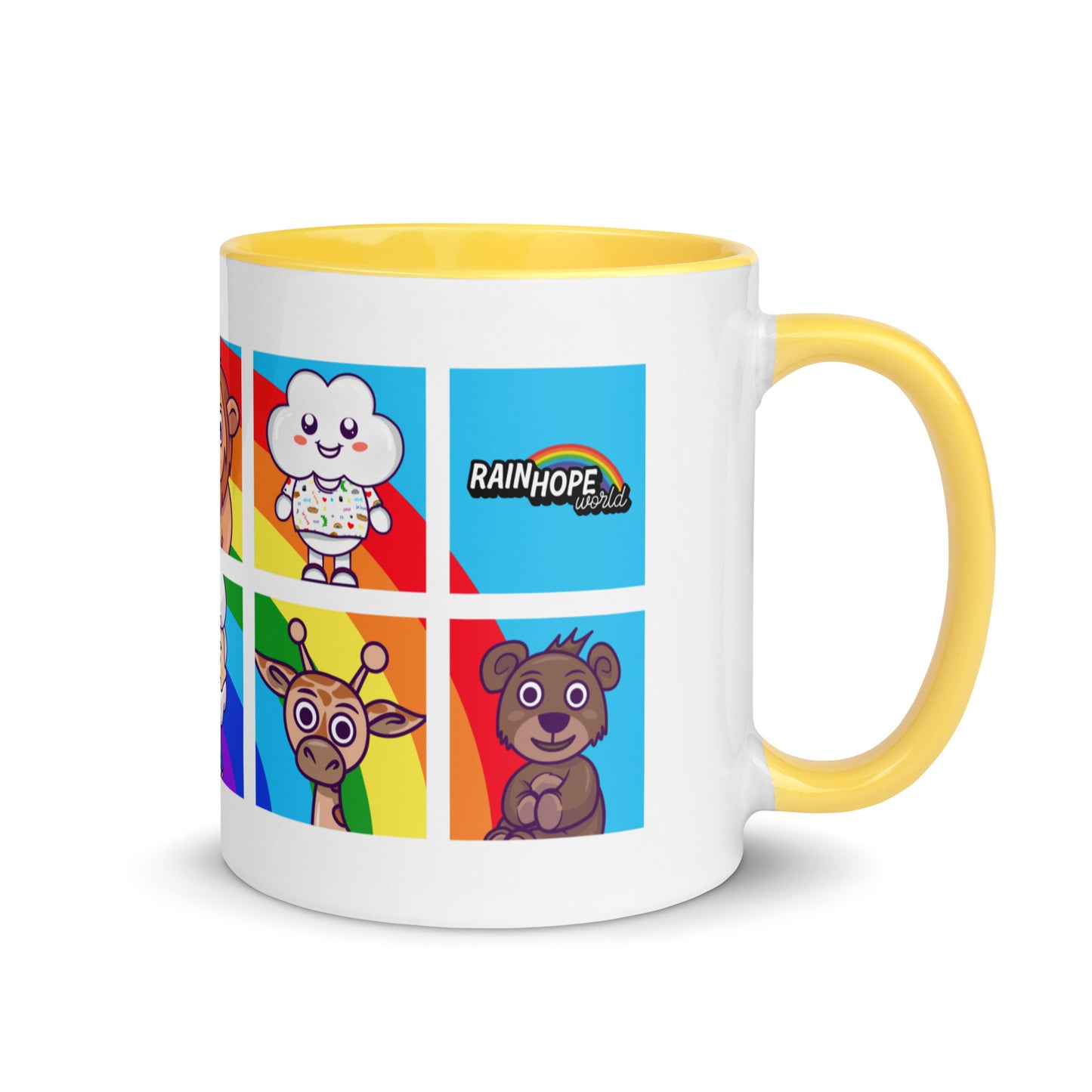 Noah and Friends Mug with Color Inside