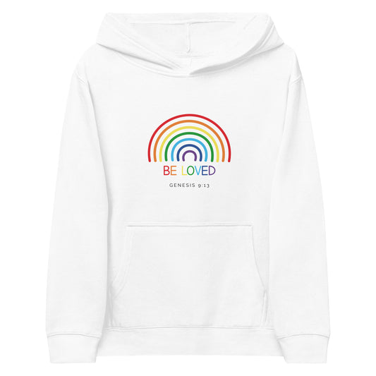 Kids  Rainbow  fleece hoodie