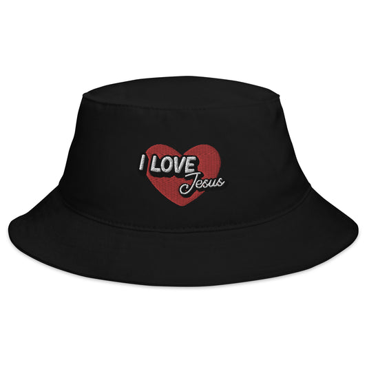 Sombrero de pescador de I Love Jesus