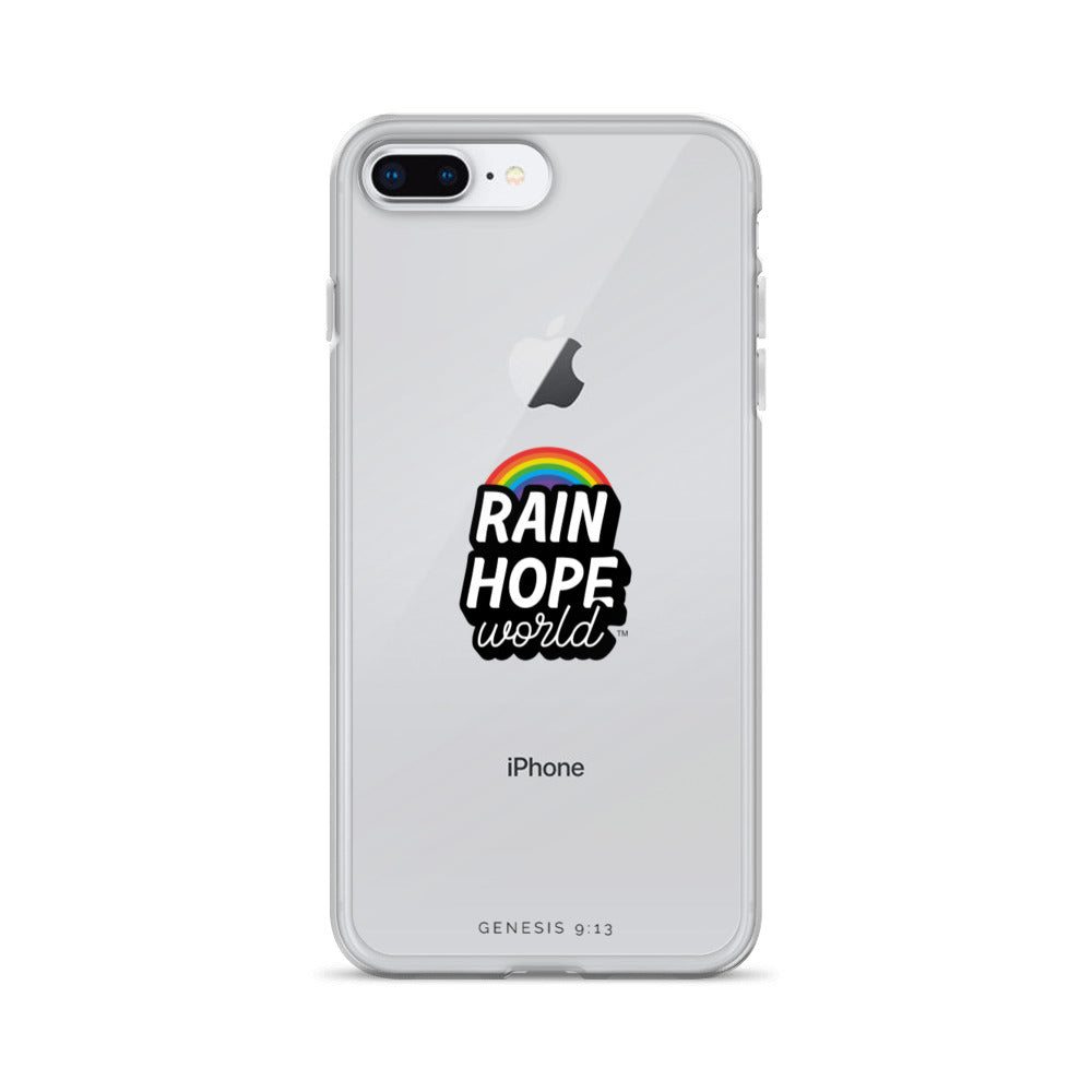 Vinilo o funda para iPhone Rain Hope World