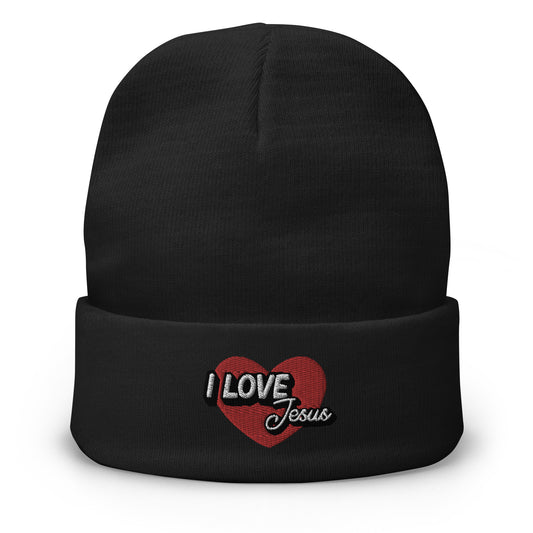 Rain Hope World | Ribbed beanie | I Love Jesus