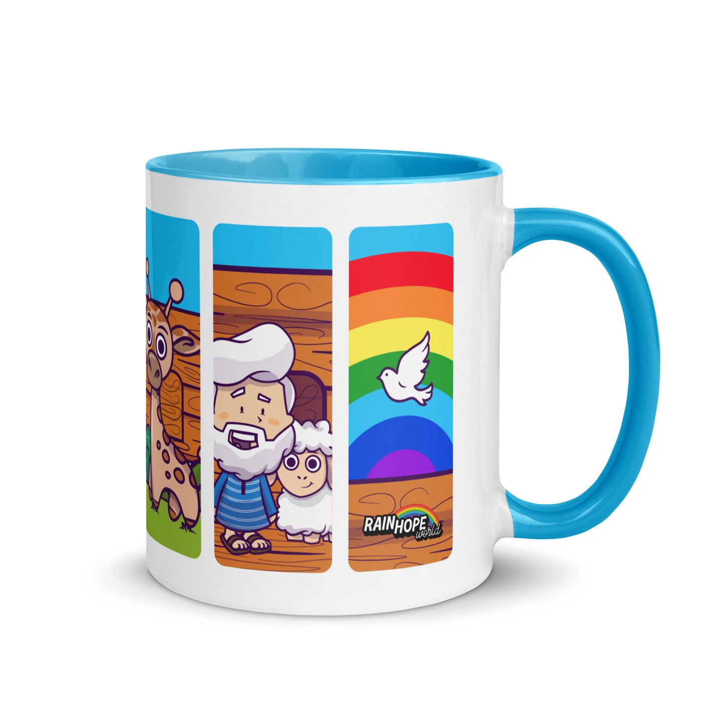 Noah's Ark Mug with Color Inside