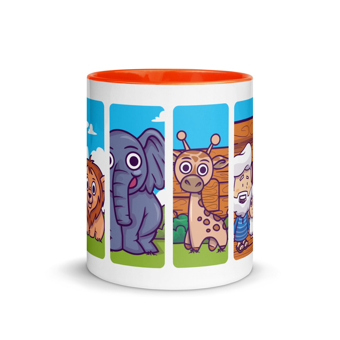 Noah's Ark Mug with Color Inside