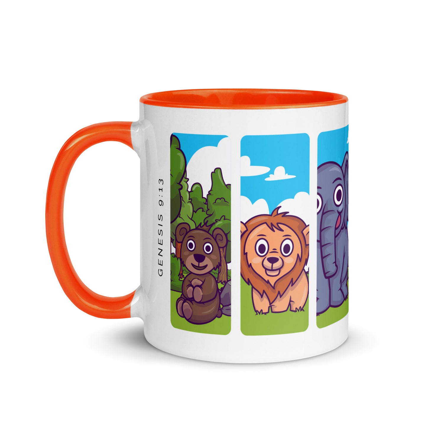 Noah's Ark Mug with Color Inside