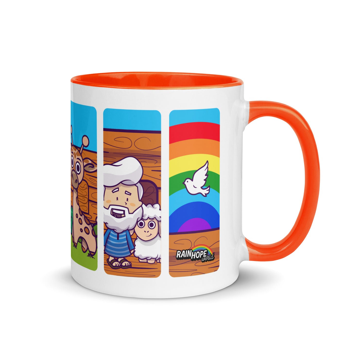 Noah's Ark Mug with Color Inside