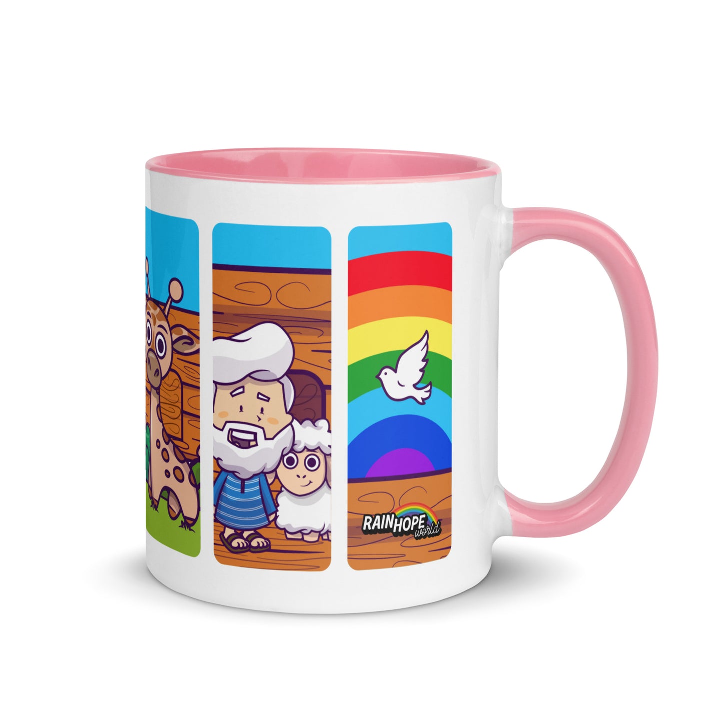Noah's Ark Mug with Color Inside