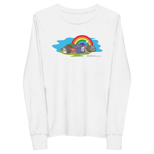 Rain Hope World Animals Camiseta de manga larga para jóvenes